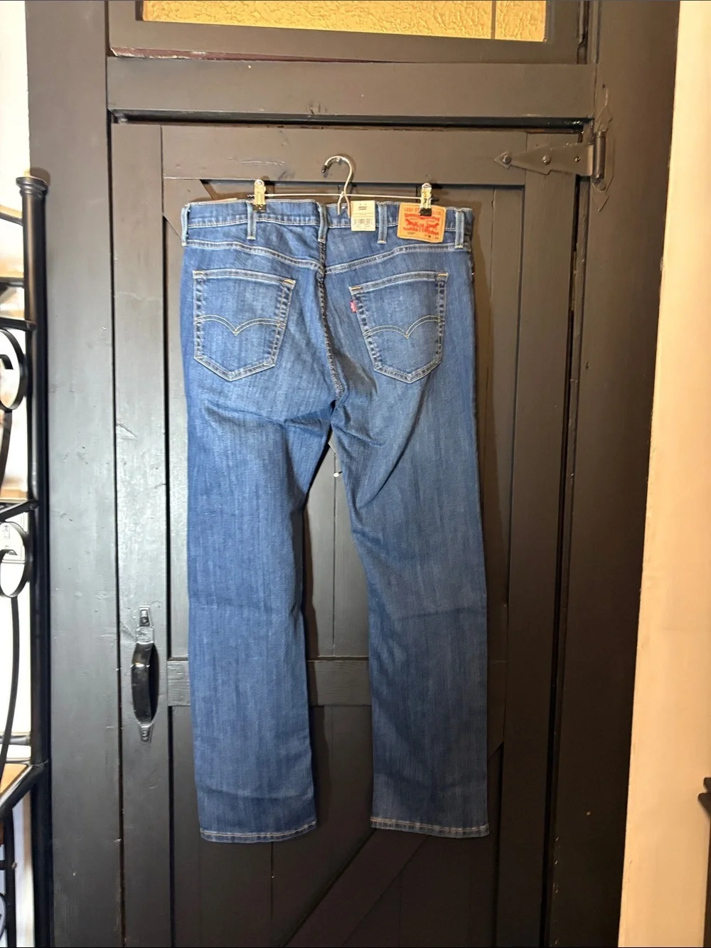 Levi's Men's Straight Jeans - Medium Blue Denim